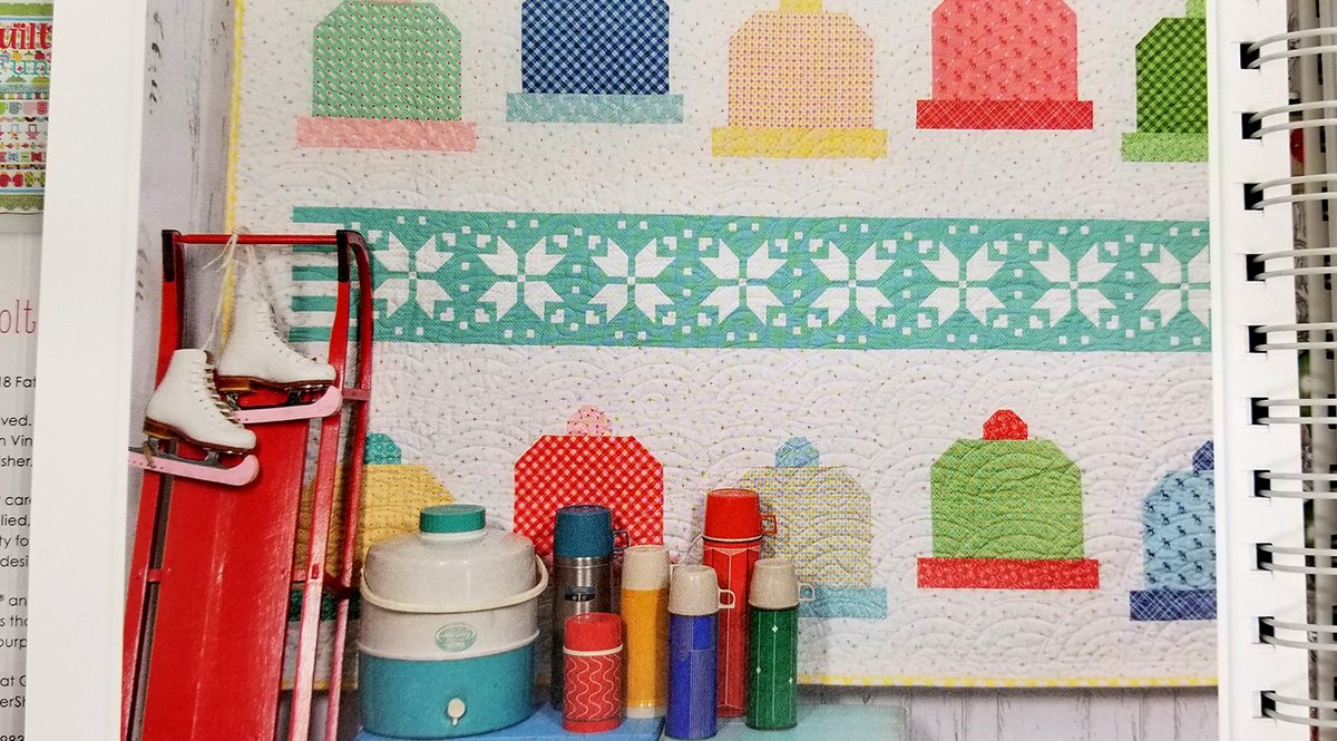Quilt Kit, Vintage Cozy Christmas Fabric COLLECTION (Pattern BOOK Included)