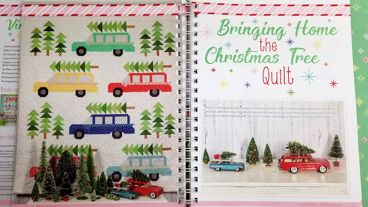 Quilt Kit, Vintage Cozy Christmas Fabric COLLECTION (Pattern BOOK Included)