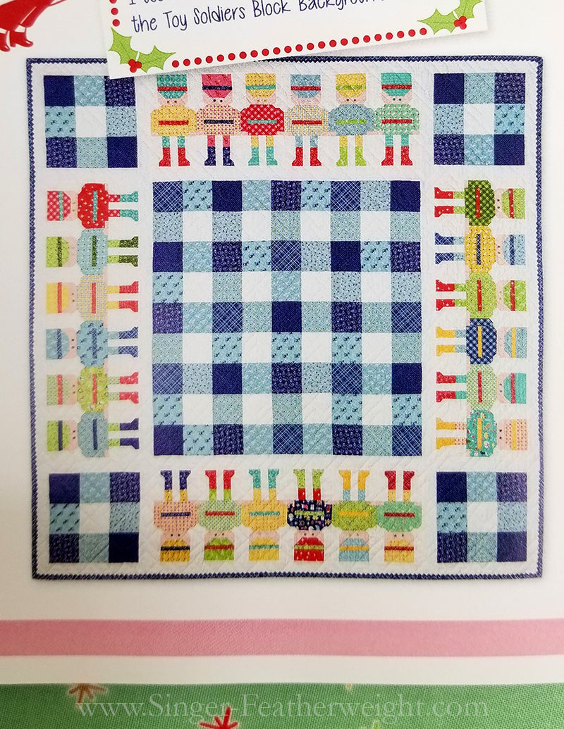 Quilt Kit, Vintage Cozy Christmas Fabric COLLECTION (Pattern BOOK Included)