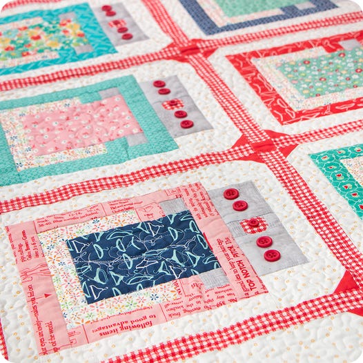 PATTERN, BAKED WITH LOVE Quilt Pattern by Lori Holt of Bee in my Bonnet