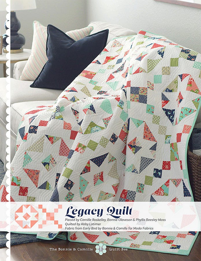 PATTERN BOOK, The Bonnie & Camille Quilt Bee