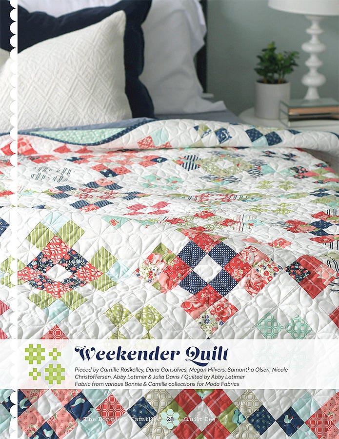 PATTERN BOOK, The Bonnie & Camille Quilt Bee