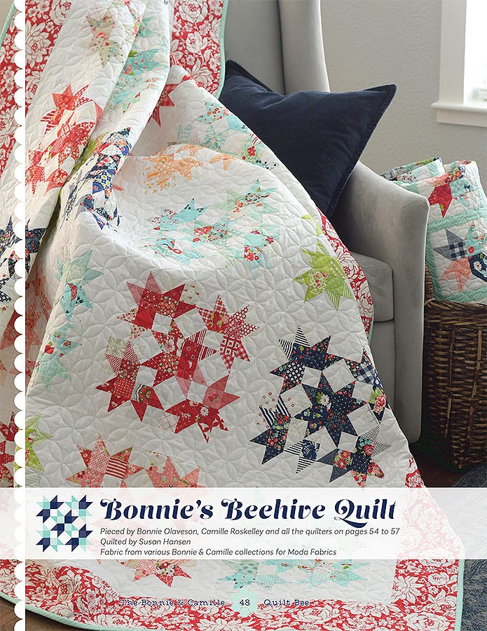 PATTERN BOOK, The Bonnie & Camille Quilt Bee