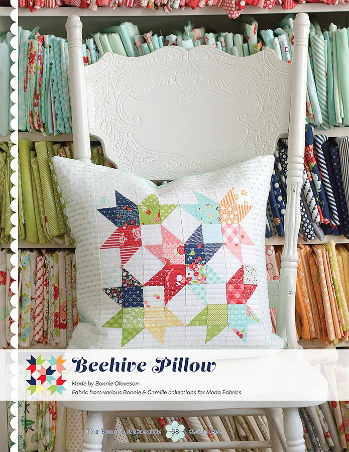 PATTERN BOOK, The Bonnie & Camille Quilt Bee & Cross Stitch