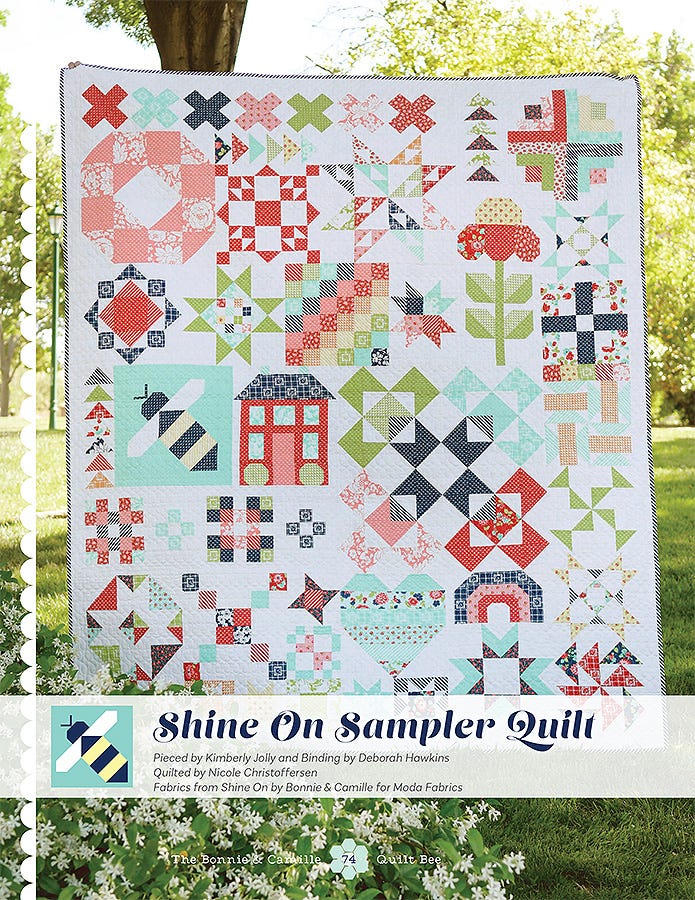 PATTERN BOOK, The Bonnie & Camille Quilt Bee