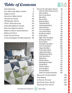 PATTERN BOOK, The Bonnie & Camille Quilt Bee