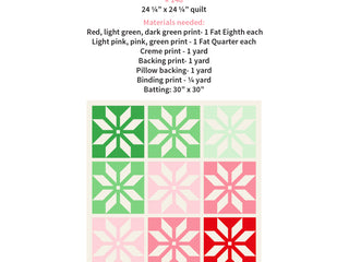 Load image into Gallery viewer, Pattern, Bright Stars Mini Quilt / Pillow by Ellis &amp; Higgs (digital download)