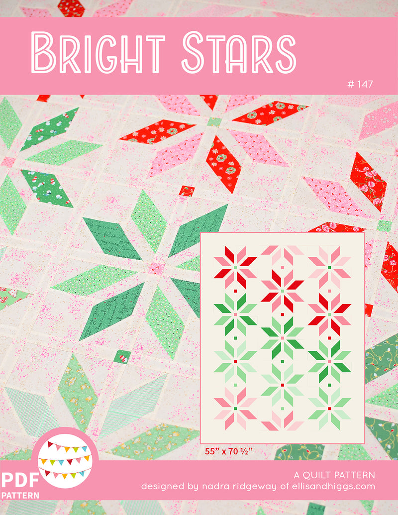 Pattern, Bright Stars Quilt by Ellis & Higgs (digital download) – The ...