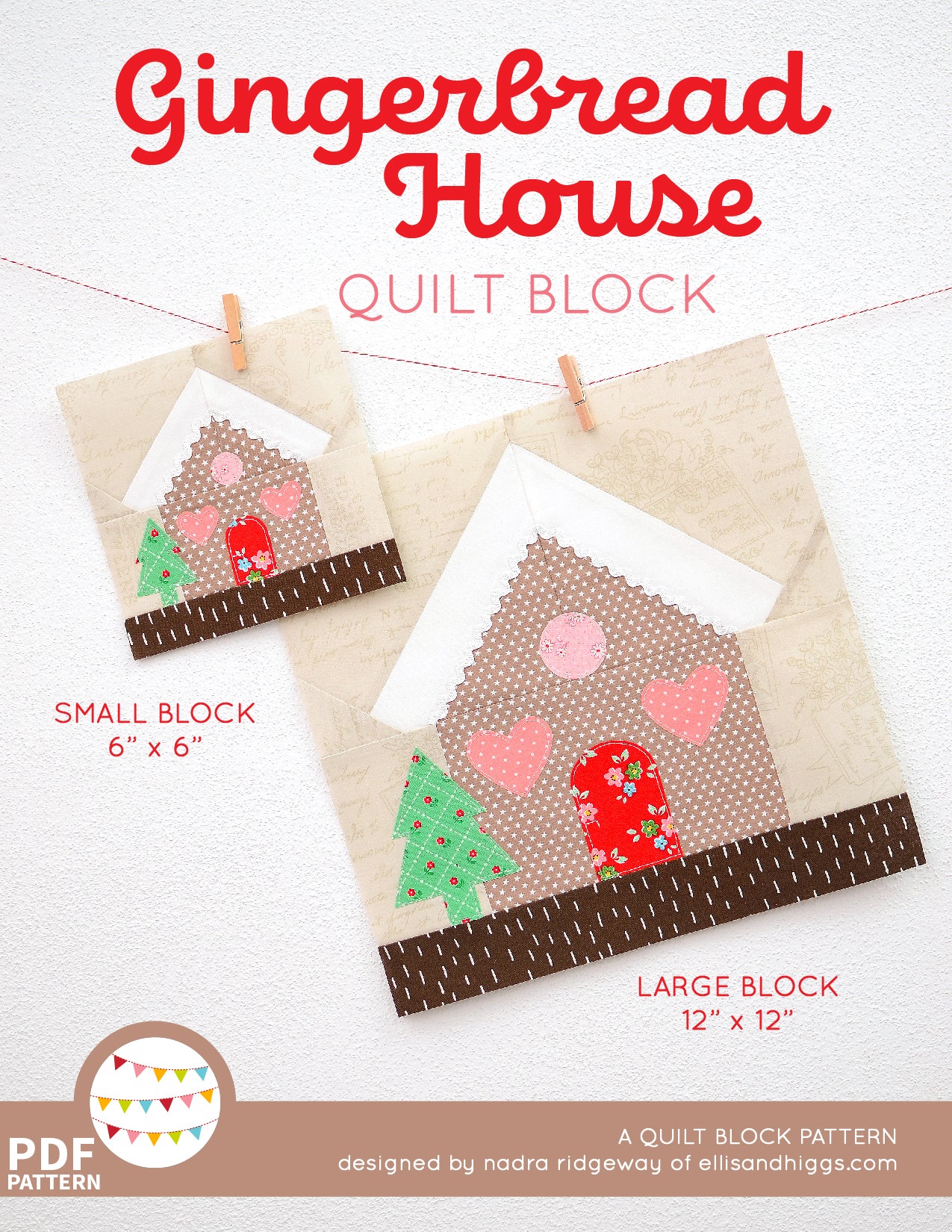 paper gingerbread house patterns