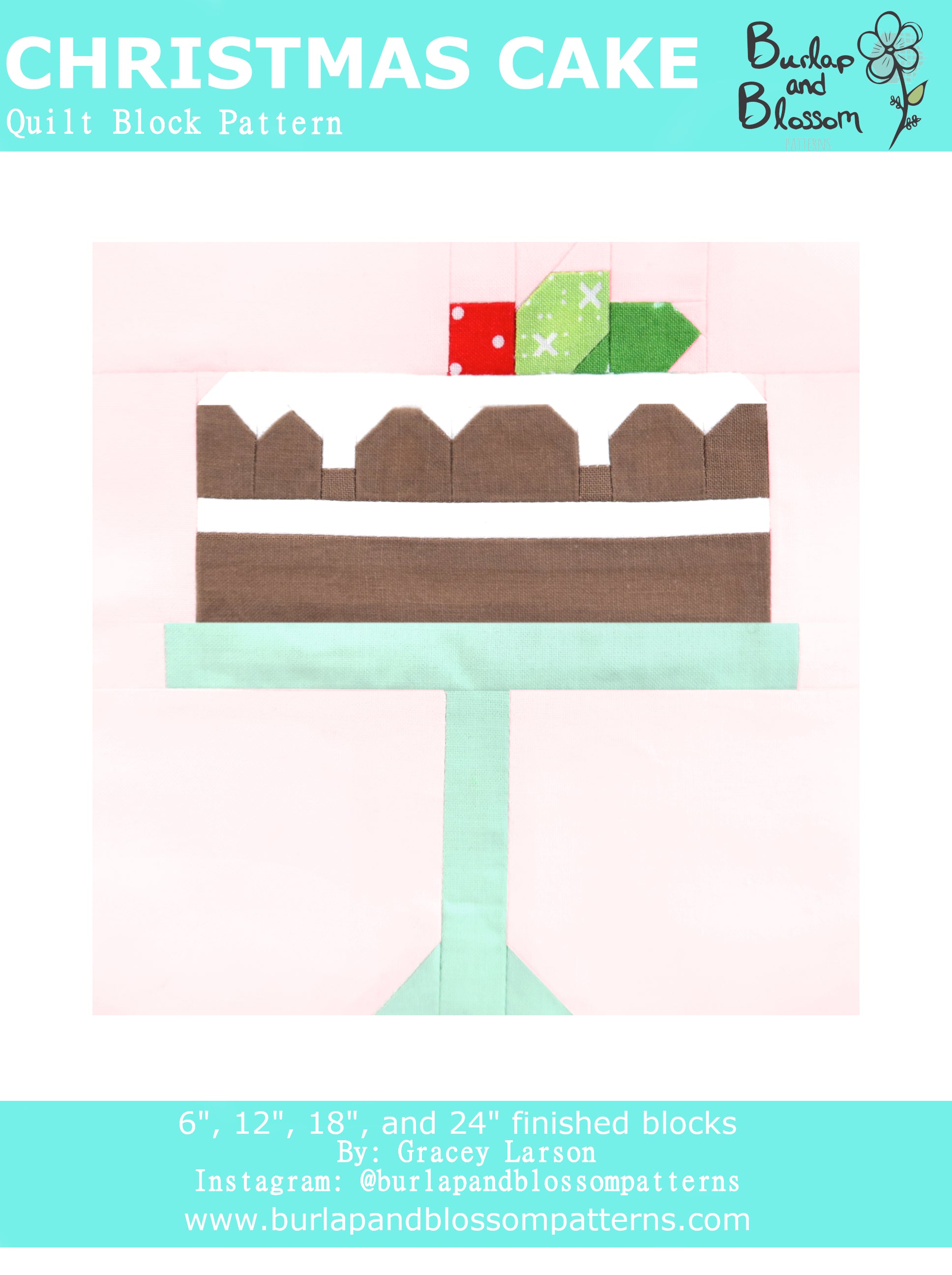 Birthday Cake Pattern - Villa Rosa Designs | My Favorite Quilt Store