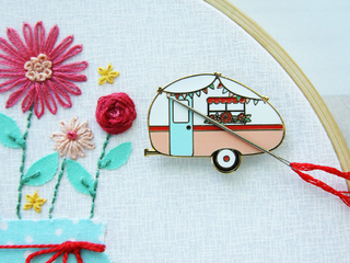 Load image into Gallery viewer, Needle Minder, VINTAGE CAMPER by Flamingo Toes