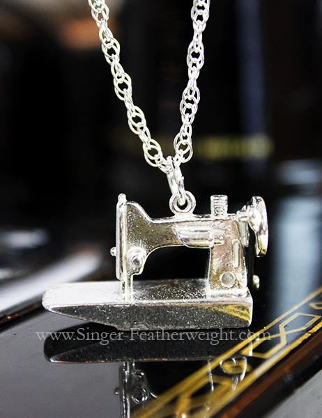 Jewelry, Singer Featherweight 221 Sterling Silver, NECKLACE