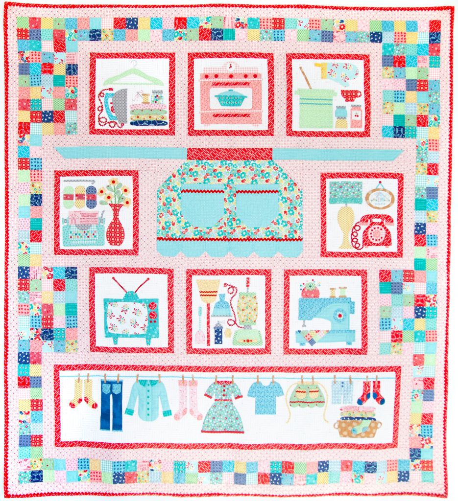 Sew Simple Shapes, VINTAGE HOUSEWIFE by Lori Holt of Bee in My Bonnet