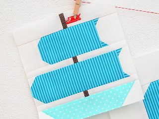 Load image into Gallery viewer, Pattern, Nautical Sail Boat Quilt Block by Ellis &amp; Higgs (digital download)
