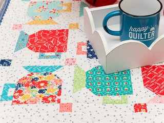 Load image into Gallery viewer, PATTERN, GOOD MORNING MUG Table Runner Quilt Pattern by Lori Holt of Bee in my Bonnet