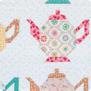 PATTERN, GRANNY'S TEAPOT Quilt Pattern by Lori Holt of Bee in my Bonnet