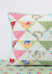 Pattern, Rainbow Geese Pillow Cover / MINI Quilt by Ellis & Higgs (digital download)