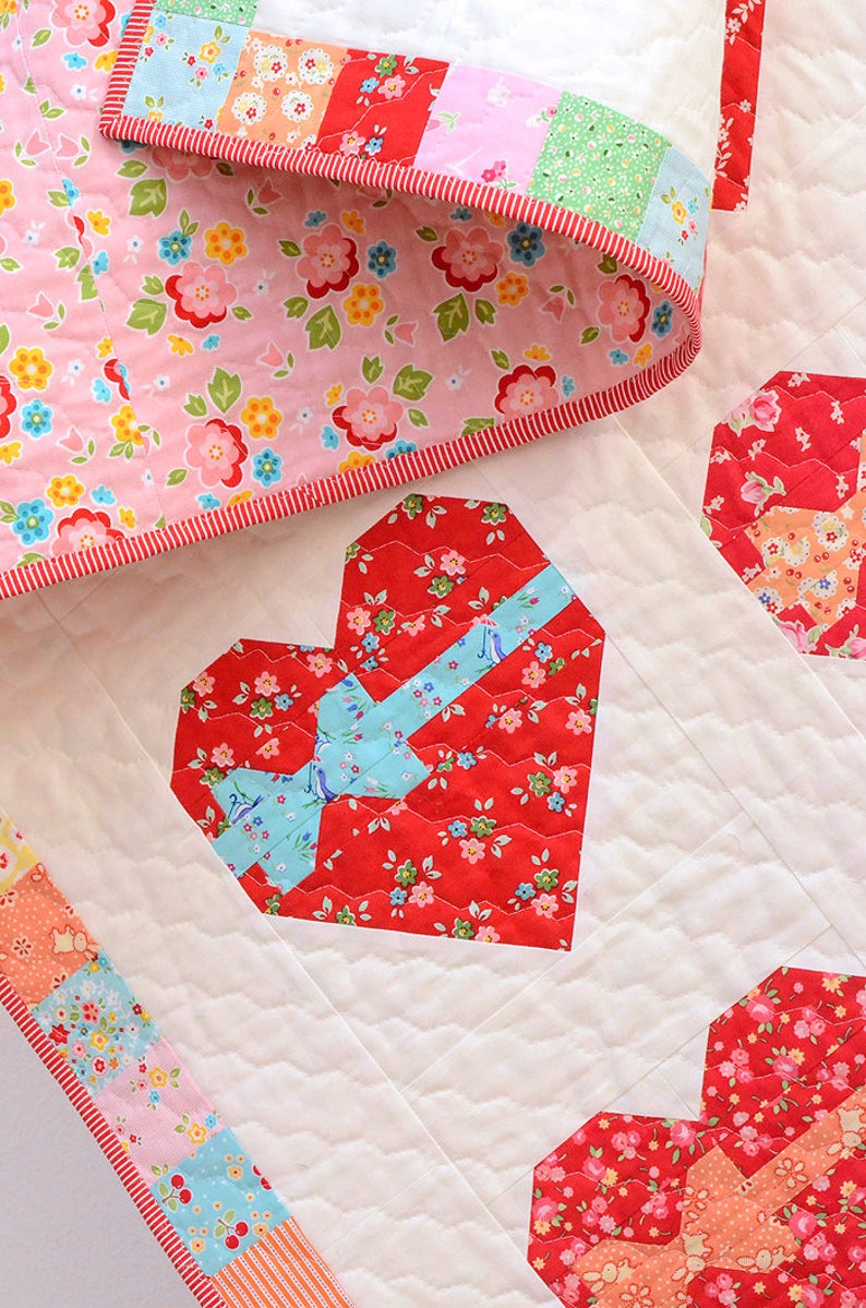 Pattern, Sweetheart Quilt by Ellis & Higgs (digital download)