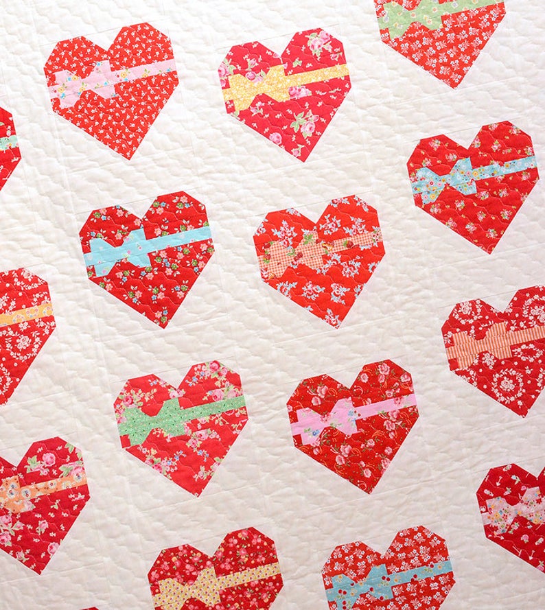 Pattern, Sweetheart Quilt by Ellis & Higgs (digital download)