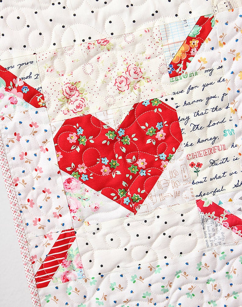 Pattern, Love is All Around Quilt by Ellis & Higgs (digital download)