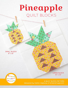 Pattern, Pineapple Quilt Block by Ellis & Higgs (digital download)