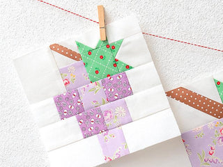 Load image into Gallery viewer, Pattern, Grapes Quilt Block by Ellis &amp; Higgs (digital download)