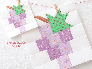 Load image into Gallery viewer, Pattern, Grapes Quilt Block by Ellis &amp; Higgs (digital download)