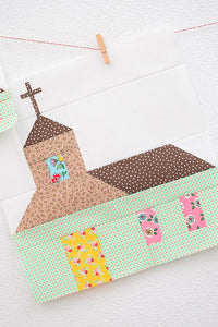 Pattern, Church (with Cross) Quilt Block by Ellis & Higgs (digital download)