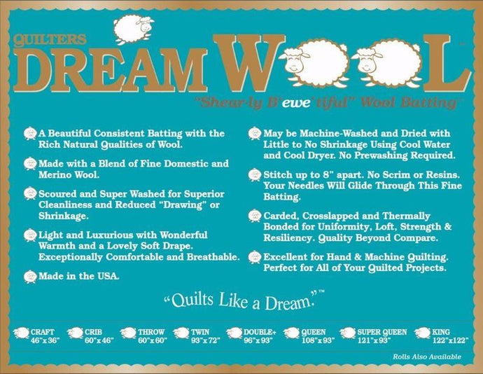quilter's dream wool batting