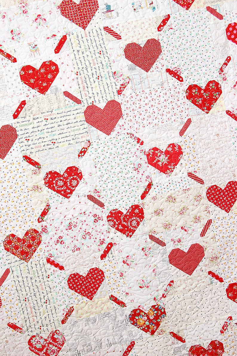 Pattern, Love is All Around Quilt by Ellis & Higgs (digital download)