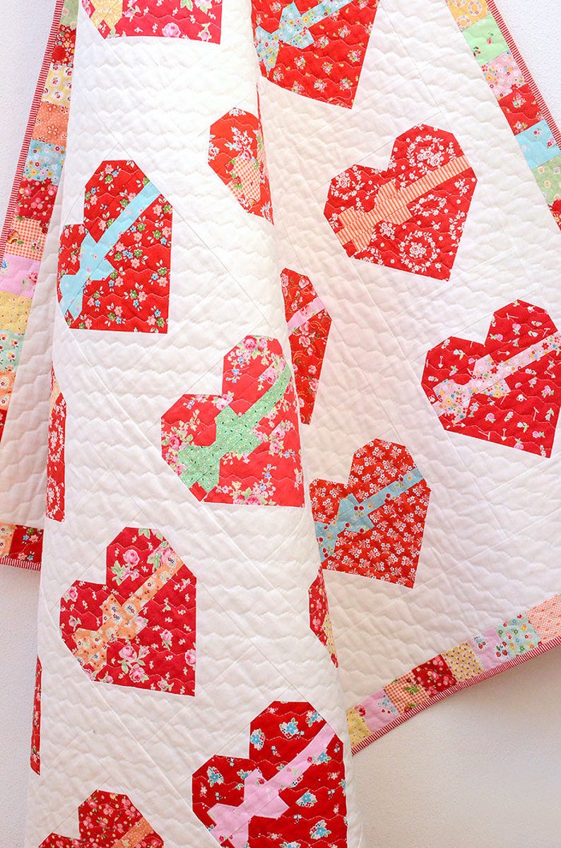 Pattern, Sweetheart Quilt by Ellis & Higgs (digital download)