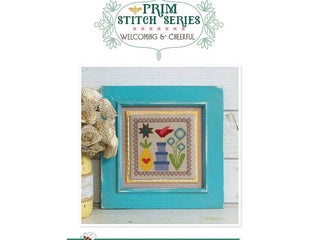 Load image into Gallery viewer, welcoming &amp; cheerful cross stitch pattern