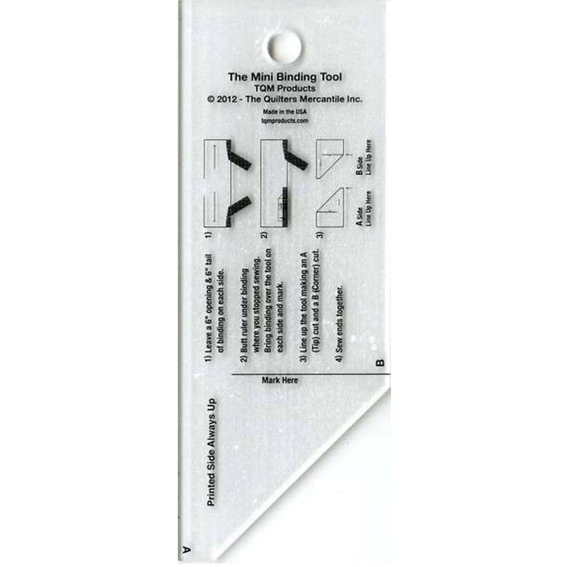 The Binding Tool Template Ruler - The Confident Stitch