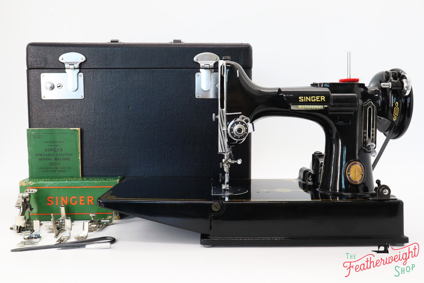 Singer Featherweight 221 Sewing Machine, Centennial: AK3968**