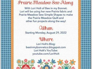 Load image into Gallery viewer, information about prairie meadow sew along