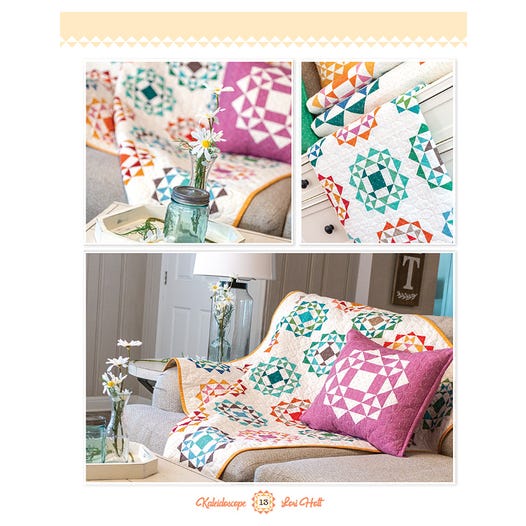 PATTERN BOOK, Kaleidoscope Quilt + Cross Stitch by Lori Holt