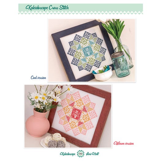 PATTERN BOOK, Kaleidoscope Quilt + Cross Stitch by Lori Holt