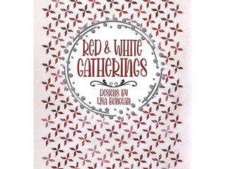 Load image into Gallery viewer, Red and White Gathering Quilt Pattern Book