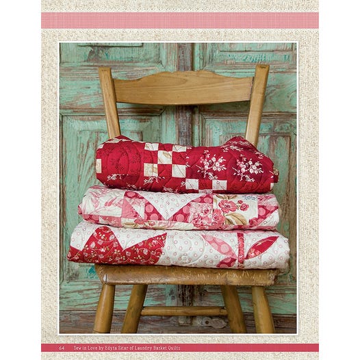 PATTERN BOOK, Sew In Love by Edyta Sitar for Laundry Basket Quilts