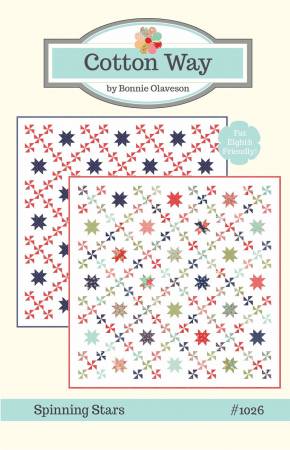 PATTERN, SPINNING STARS Quilt by Bonnie Olaveson #1026