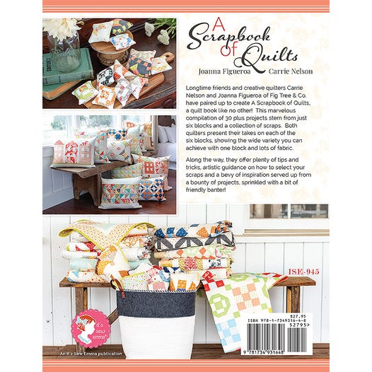 PATTERN BOOK, A Scrapbook of Quilts by Joanna Figueroa & Carrie Nelson