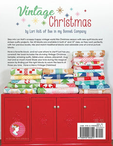 Quilt Kit, Vintage Cozy Christmas Fabric COLLECTION (Pattern BOOK Included)