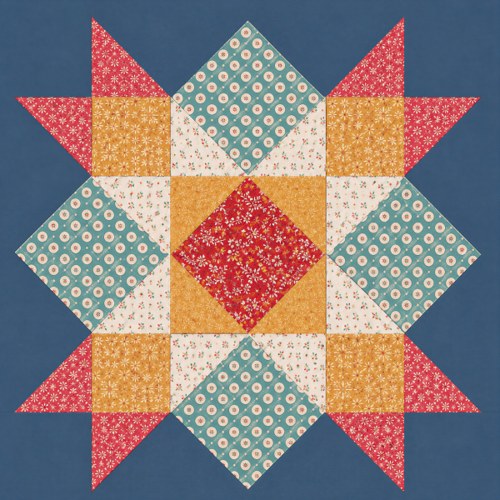 The New England 2026 trip quilt block